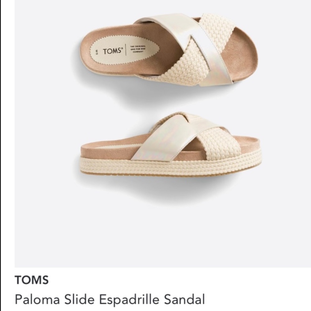 Toms Paloma Slide Espadrille Sandals